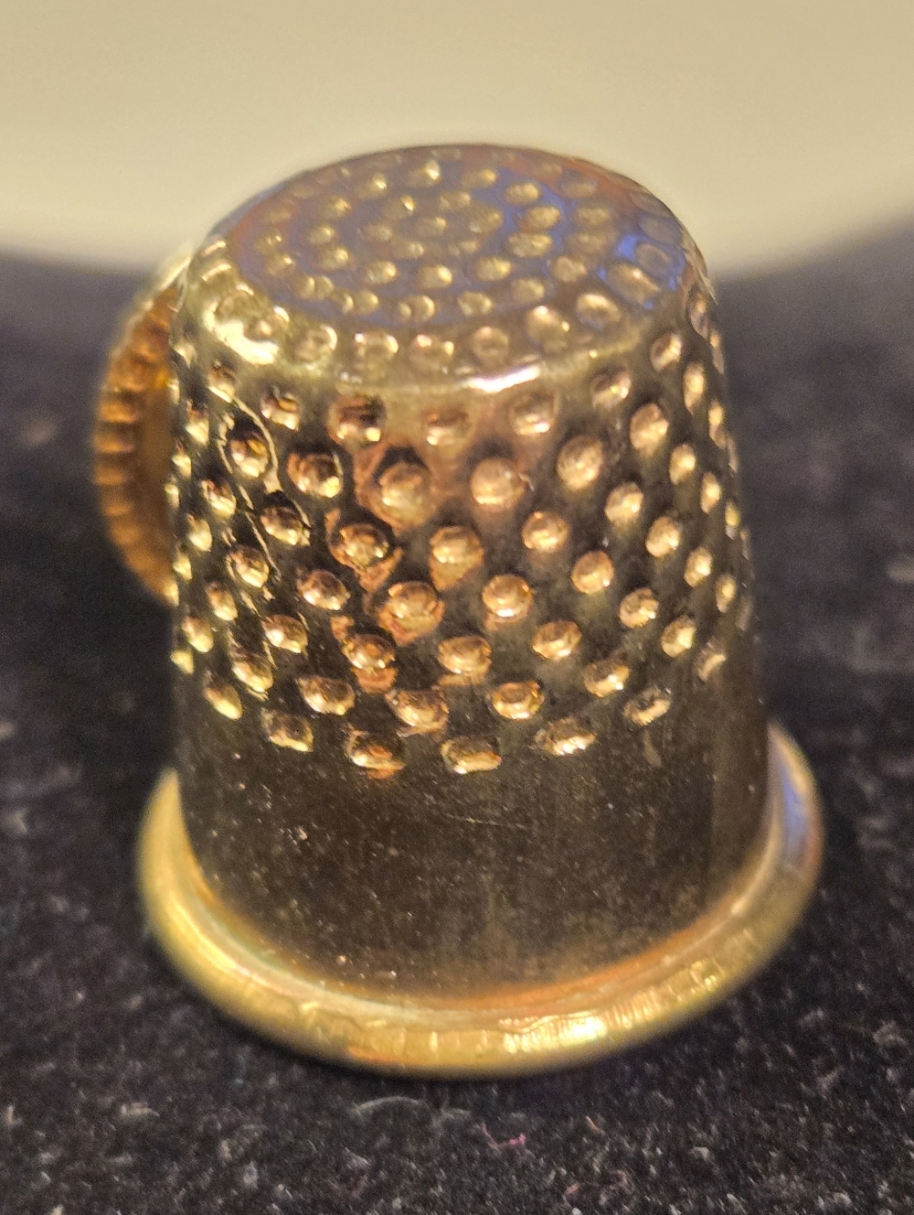 United States Marine Corps Emblem Brass Thimble - Picture 3 of 8